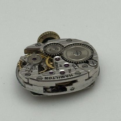 12.9mm Ladies Running Hamilton 756 Manual Wind 17 Jewels Watch Movement PARTS