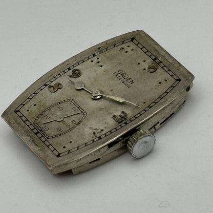 19mm Gruen 117 GR Precision Temp Adjusted Manual Wind Swiss Watch Movement PARTS