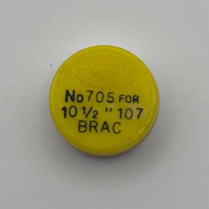 BRAC 107 Balance Complete 10 1/2''' Renata 705 Watch Movement Parts Vintage