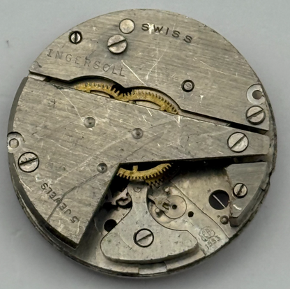 EB 1553 Watch Movement Ingersoll Manual Wind Vintage Swiss Parts Repair 23.7mm