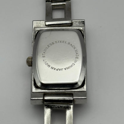 Louis Valentine Ladies Quartz Watch Purple Dial Silver Tone Japan Working 19mm