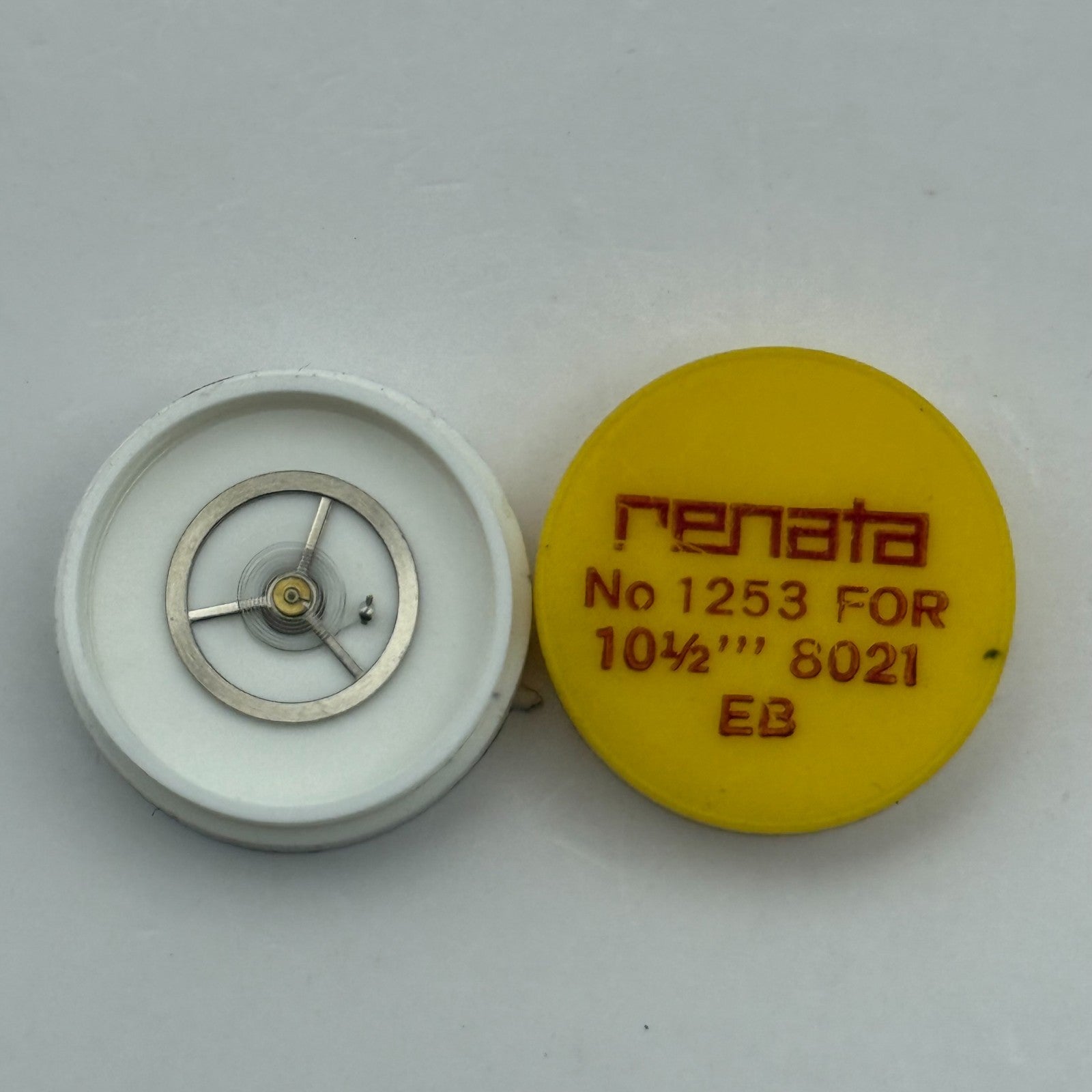 EB 8021 Balance Complete 10½’’’ Renata 1253 Watch Movement Parts Vintage NOS