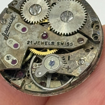 19.5mm Vintage Accurist AS 1156 Swiss Manual Wind Watch Movement PARTS REPAIR