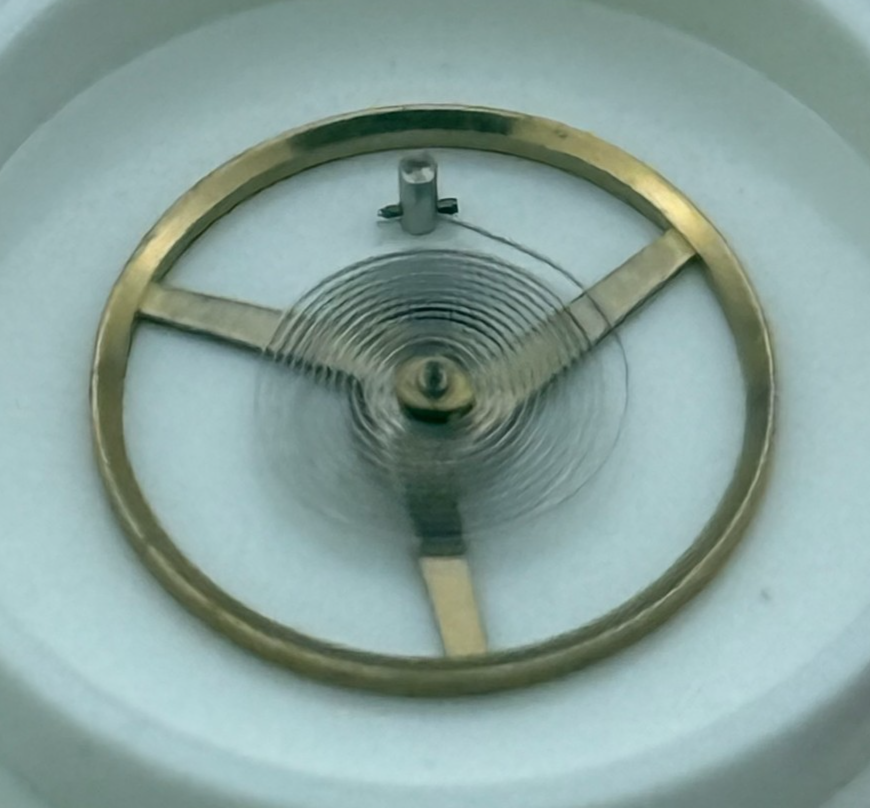 AS 1906 Balance Wheel Complete And Spring Ord. + Inca 577 M Watch Movement Parts