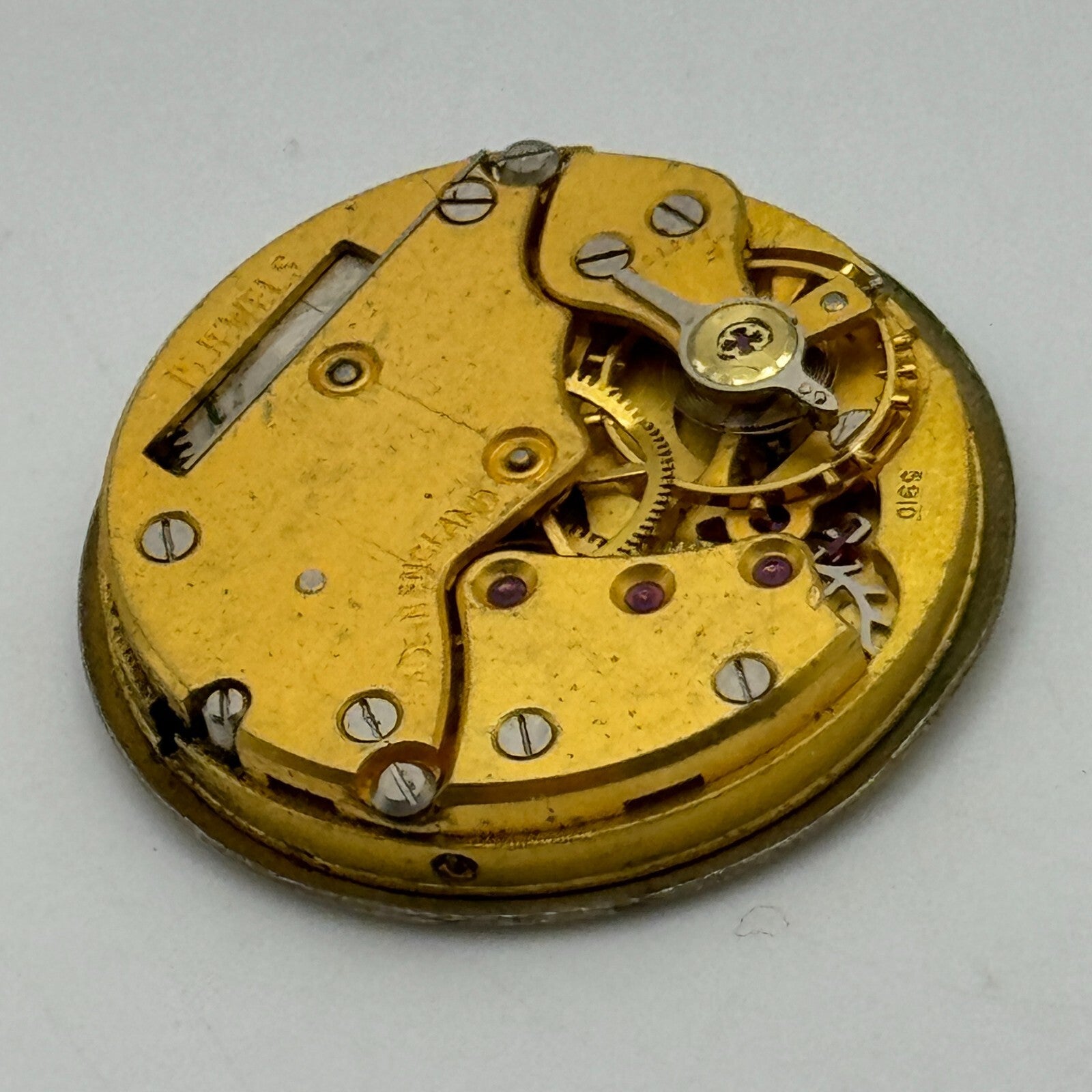 26.6mm Men's Smiths De Luxe Cal 5910 Manual Wind Vintage Watch Movement PARTS
