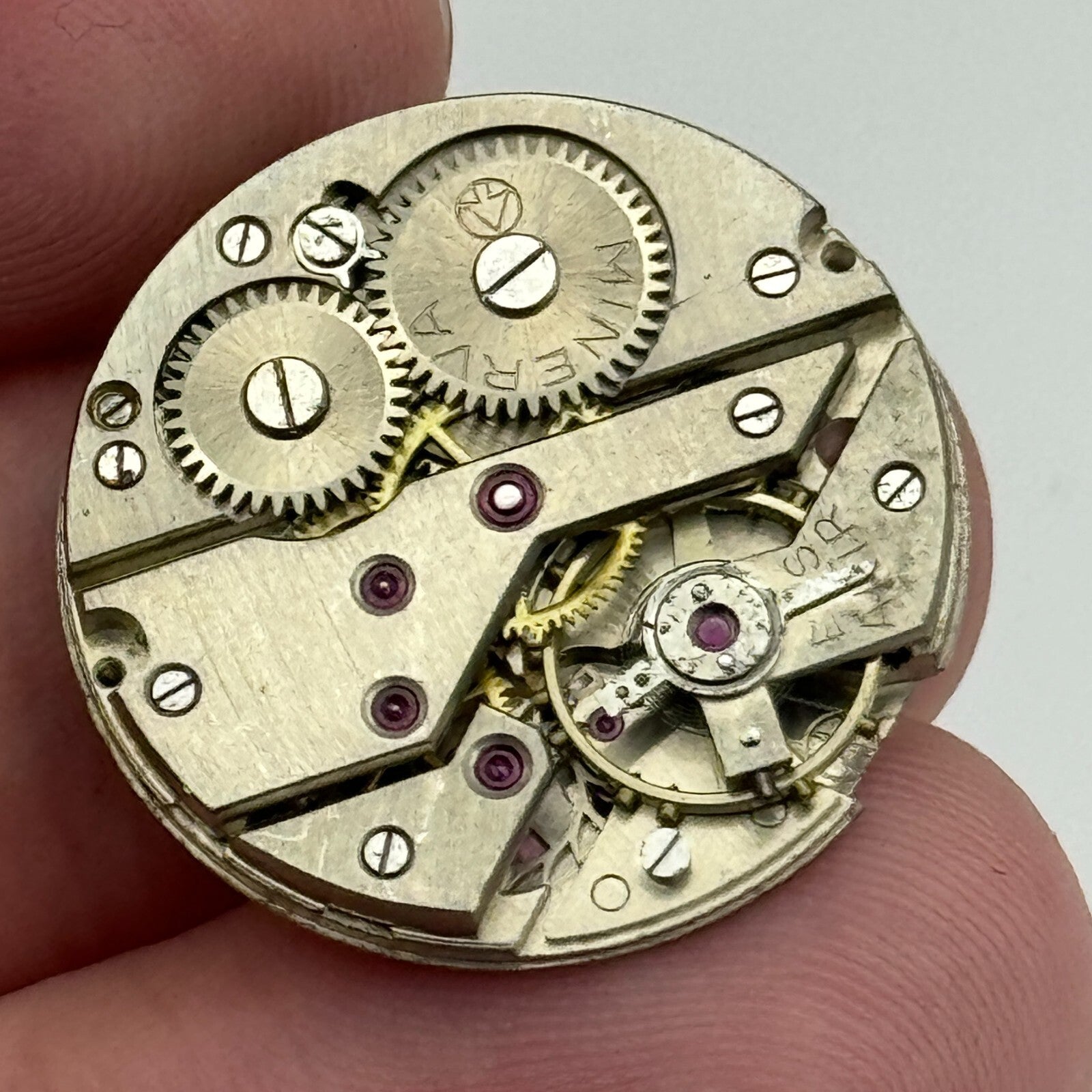 24mm Minerva RFV Depose Manual Wind Watch Movement Swiss Vintage PARTS SPARES
