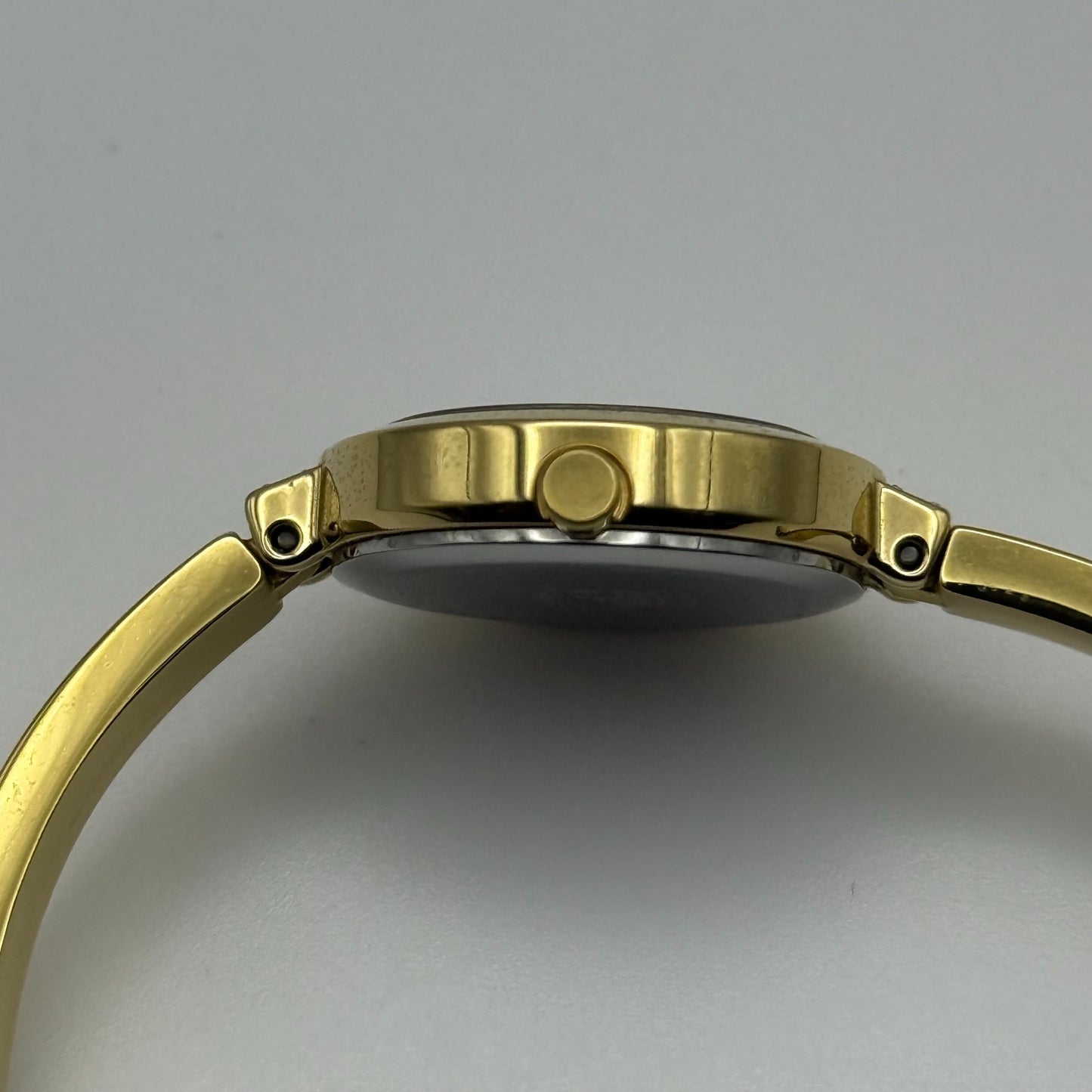 Citizen Eco-Drive Ladies Quartz Watch MOP Dial Gold Tone Japan 21mm PARTS REPAIR