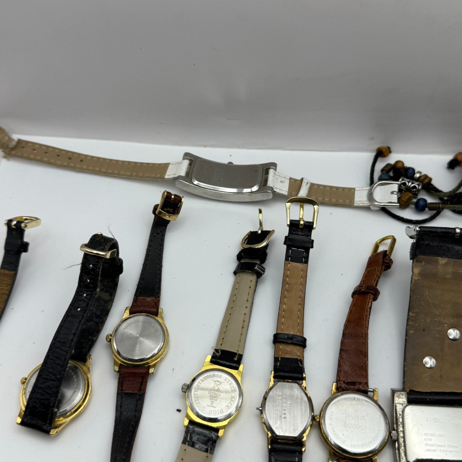 Large Bundle Of Vintage / Modern Quartz Watches Joblot UNTESTED PARTS REPAIR