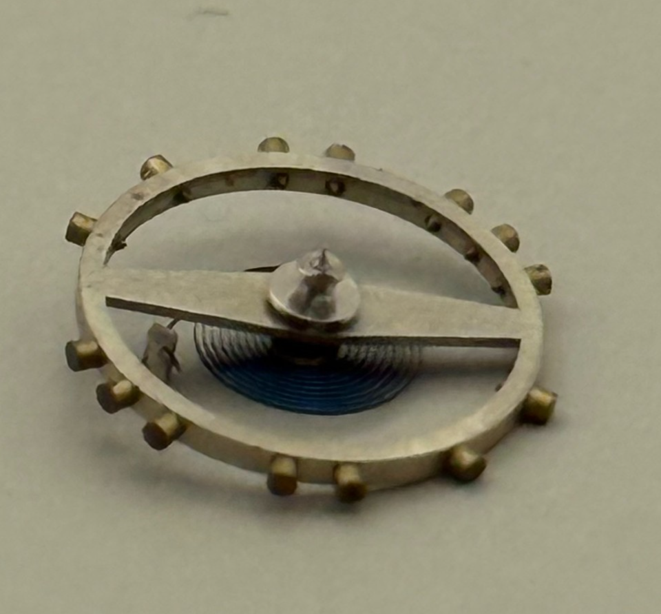 AS 1194 Balance Wheel Complete And Spring 11½’’’ 41 M Watch Movement Parts NOS