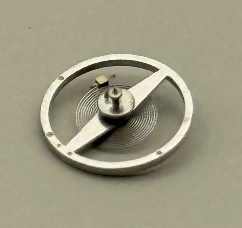 Oris 361 Balance Wheel Complete And Spring  9¾’’’ 380 Watch Movement Parts NOS