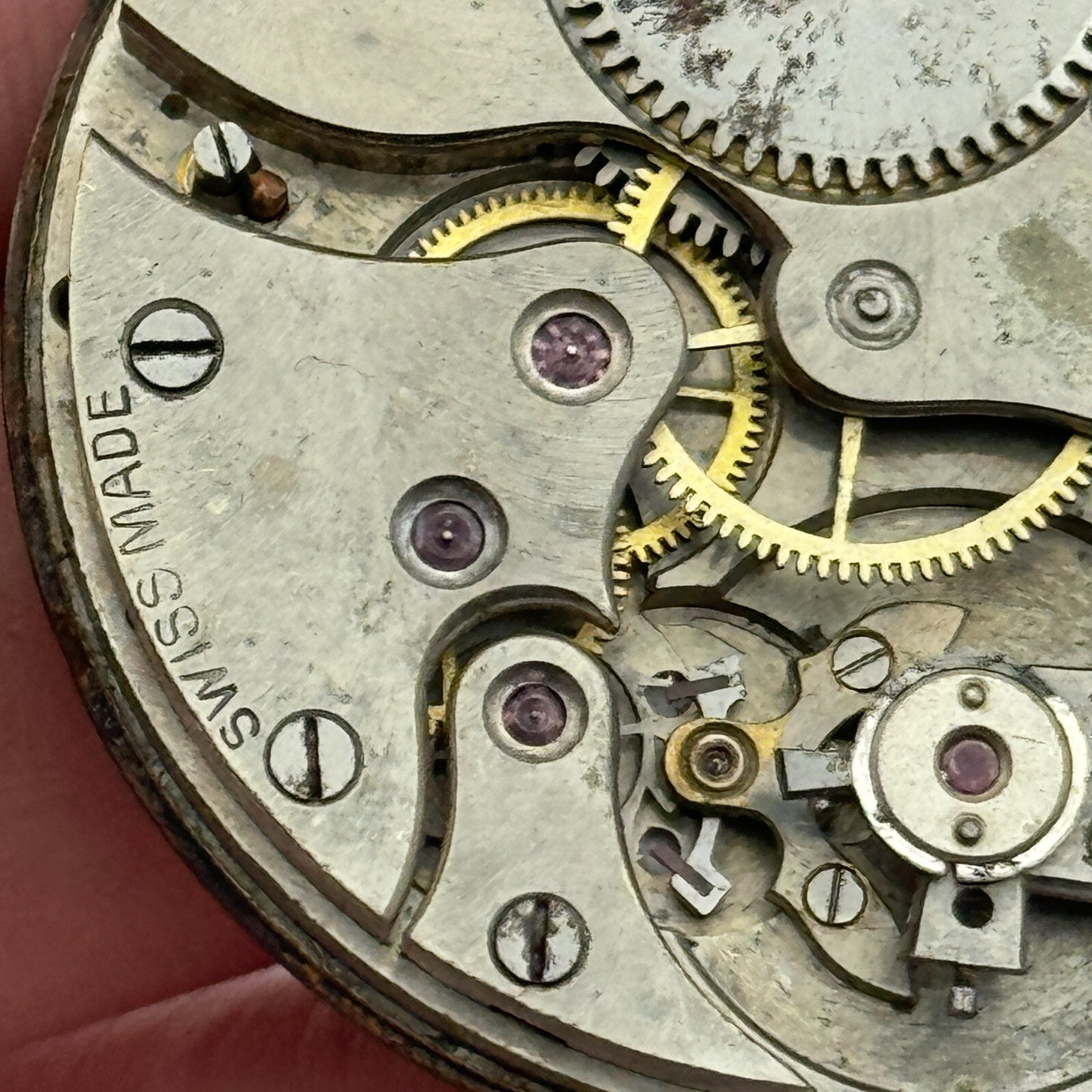 42.9mm Open Face E Grimes & Co Dimier Freres & Cie DF&C Pocket Watch Movement