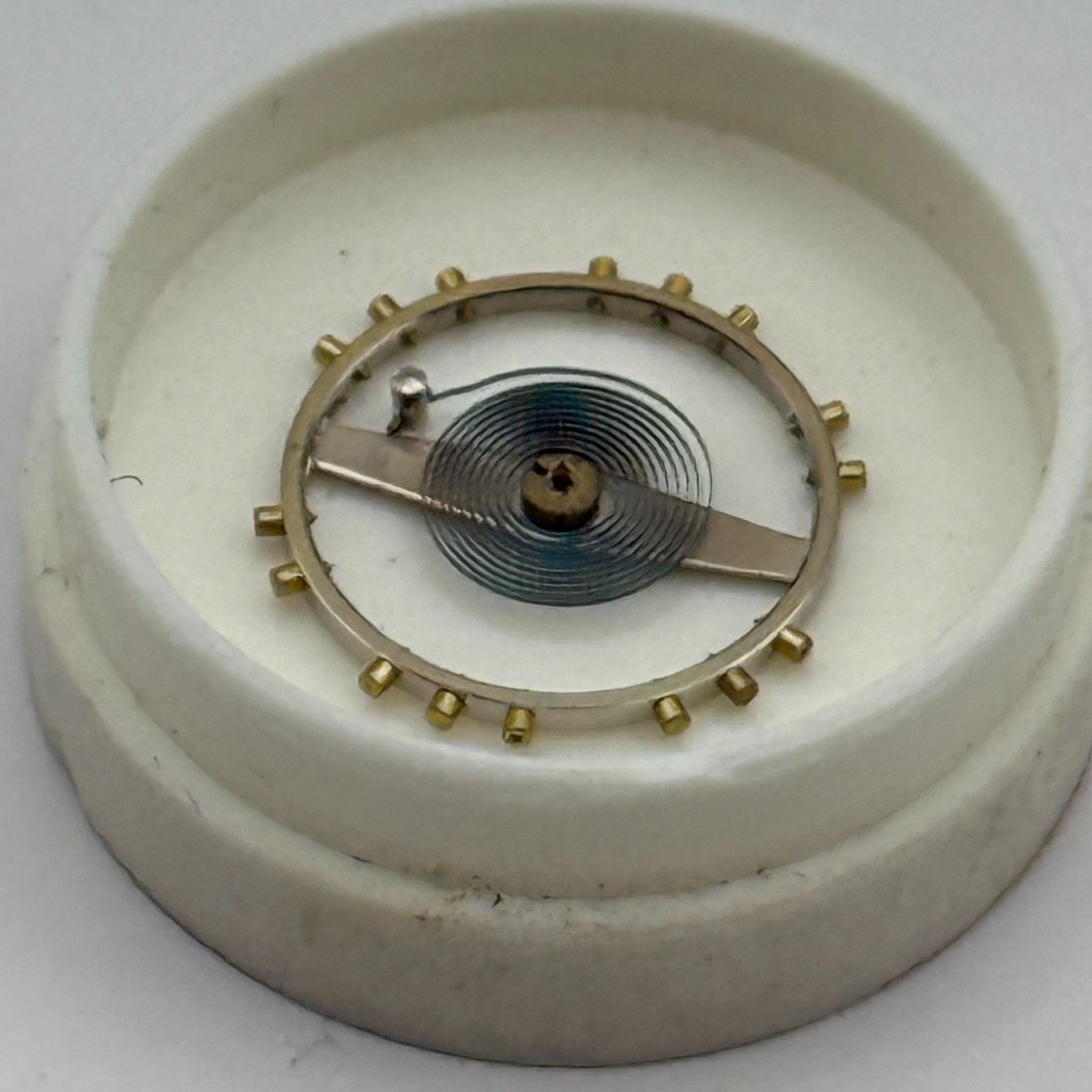 AS 1700-3 Balance Wheel Complete And Spring  Inca  Watch Movement Parts NOS