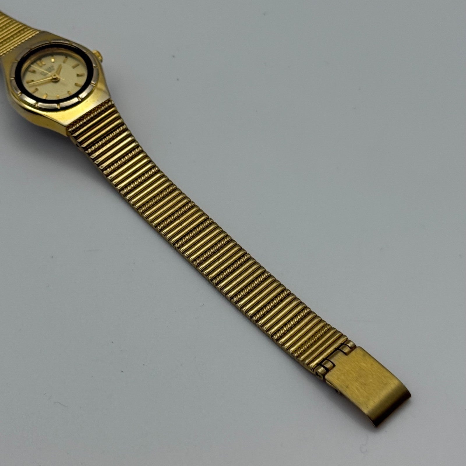 19mm Working Vintage Citizen Japan Ladies Gold Plated Quartz Watch 7 Inches