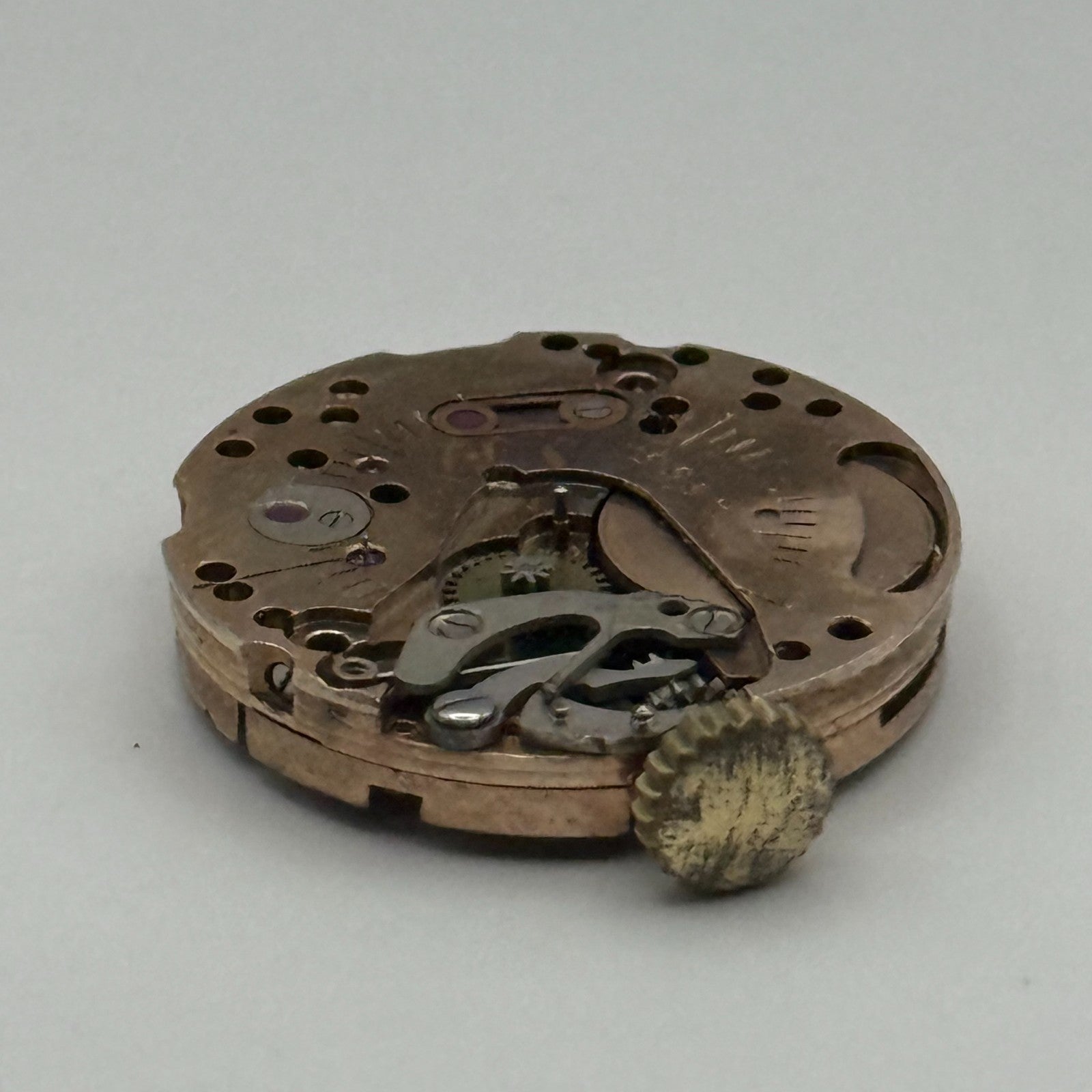 Helvetia 2665 Watch Movement Running Manual Wind Vintage Parts Repair 19.6mm