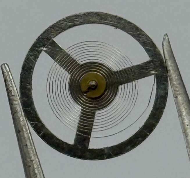 LSH 1262 Balance Wheel Complete And Spring  1855 Watch Movement Parts NOS