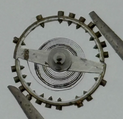 Felsa 158 Balance Complete 8 3/4''' Renata 373 Watch Movement Parts Vintage NOS