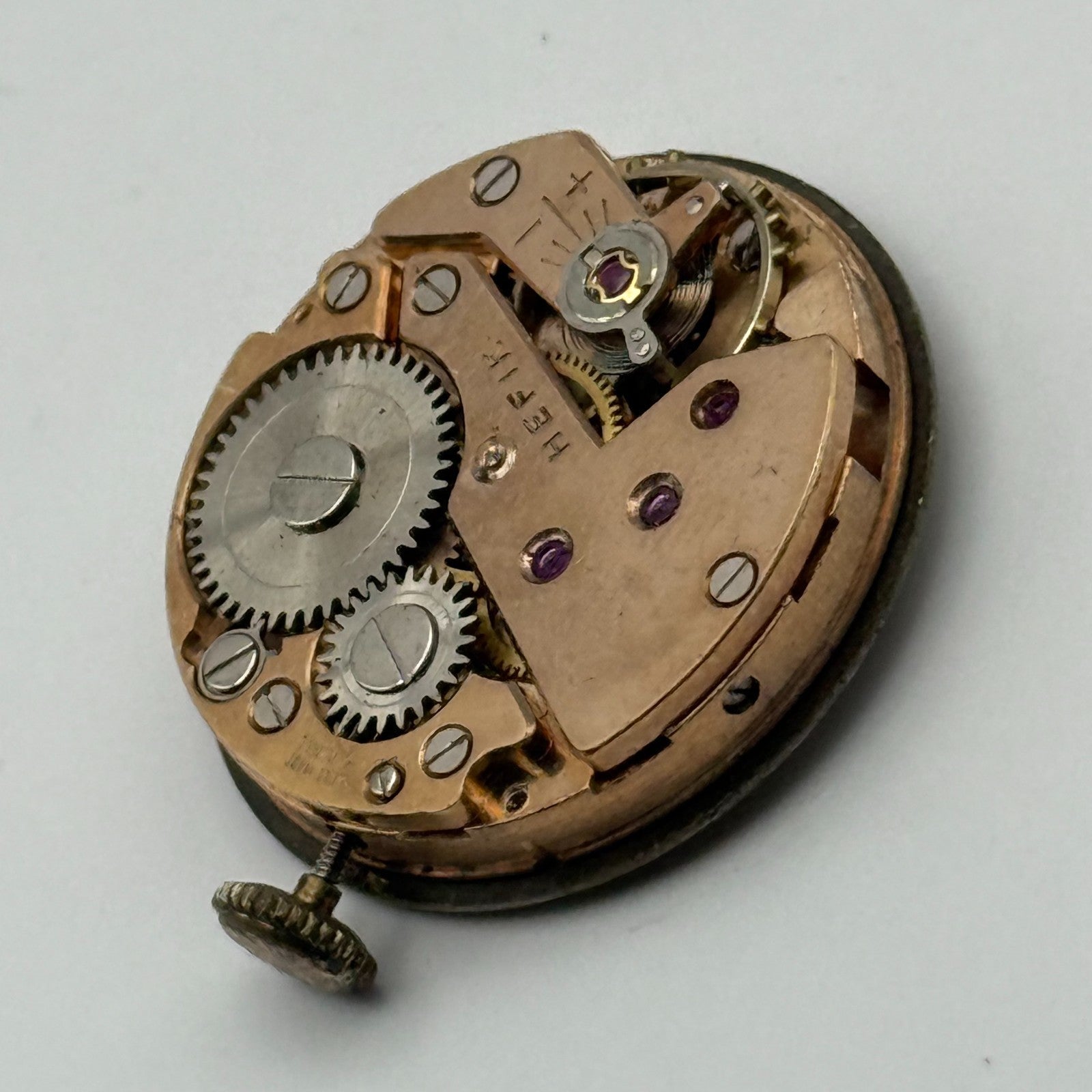 FHF 70 Watch Movement Hefik Running Manual Wind Vintage Parts Repair 23.5mm