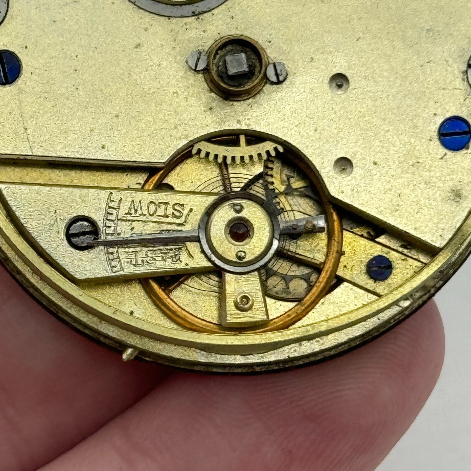 43mm Antique Kendal & Dent London Key Wound Balance Ok Pocket Watch Movement