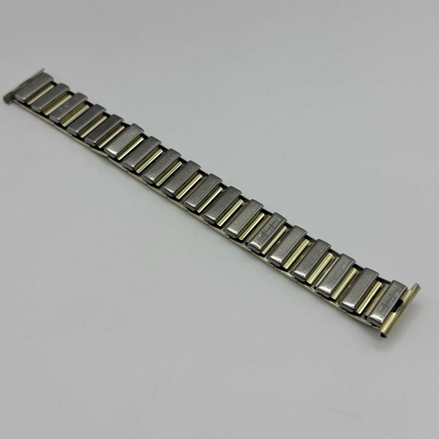 20mm Lug Rowi Fixo Flex Vintage New Old Stock NOS Expandable Strap Red Gold