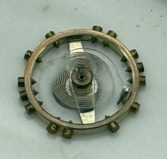 AS 976 1012 Balance Wheel Complete And Spring 29 M Watch Movement Parts NOS 