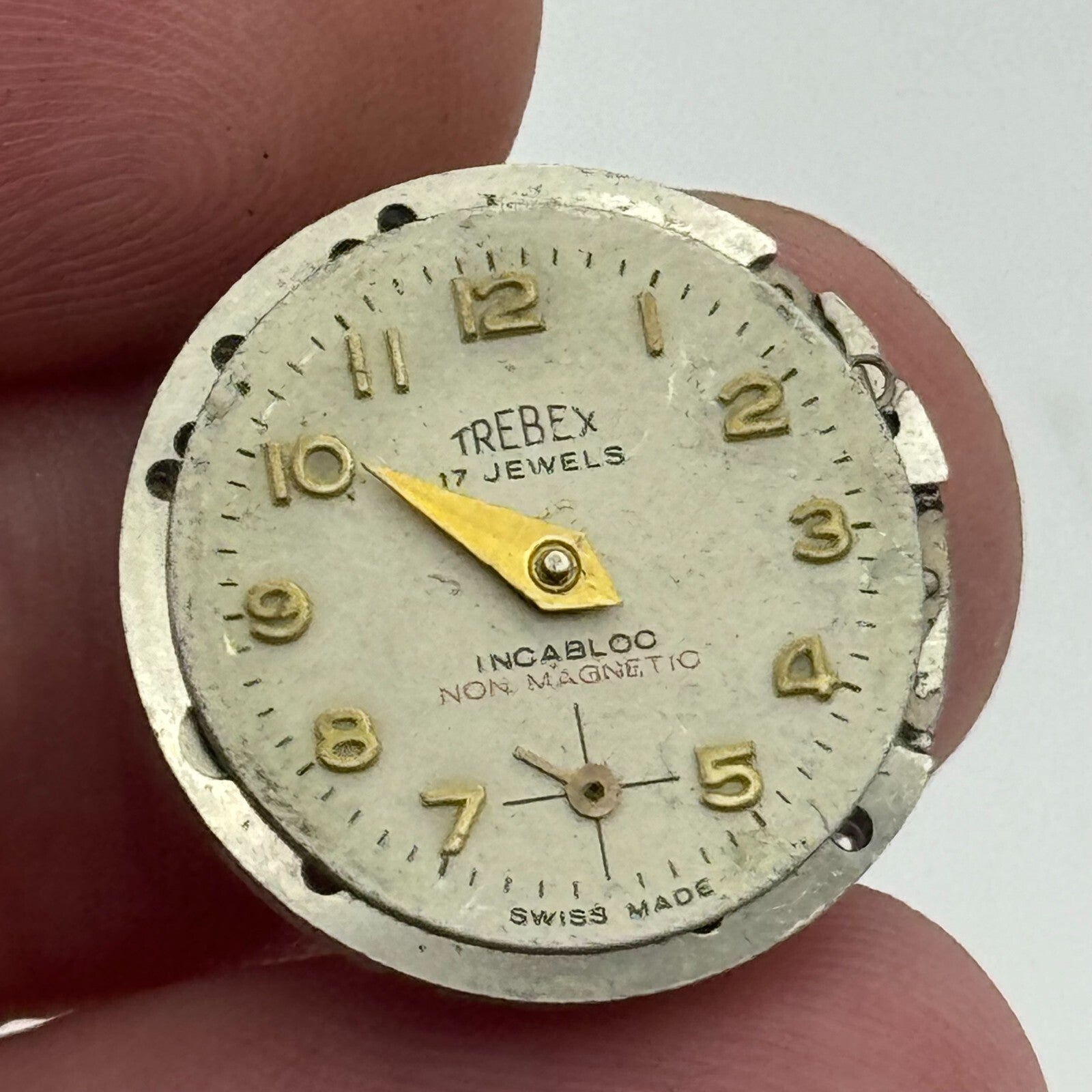 19.7mm Trebex Unitas UT 630 Balance Ok Manual Wind Watch Movement PARTS REPAIR
