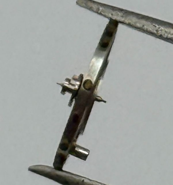 AS 1240 Balance Wheel Complete And Spring 8 3/4''' 49 M Watch Movement Parts NOS