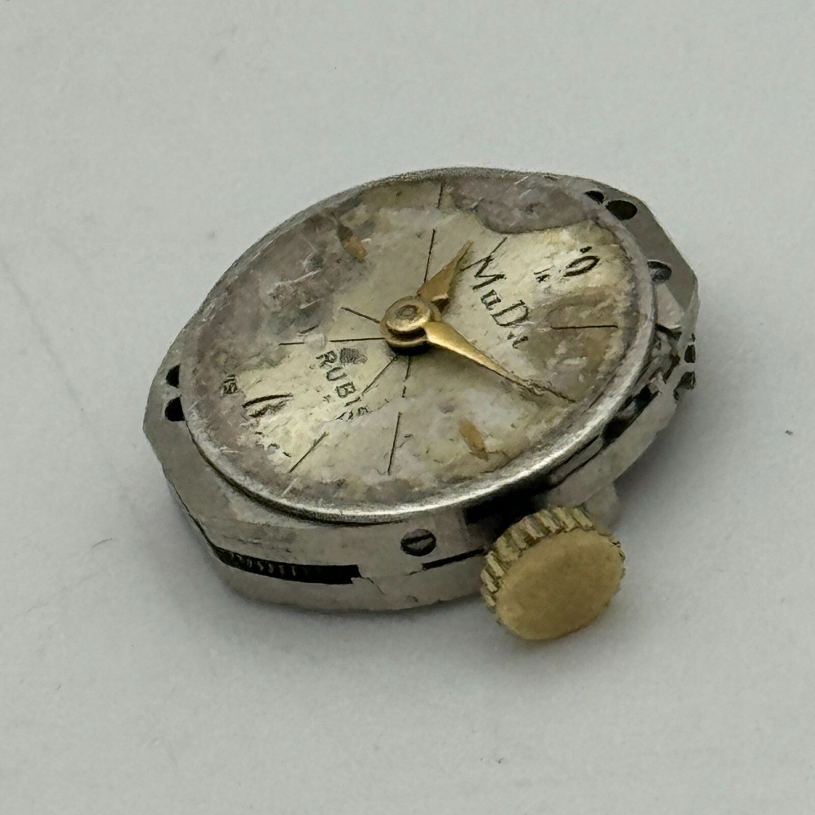 12.9mm Ladies Mudu AS 1012 A Schild Manual Wind Swiss Watch Movement PARTS SPARE