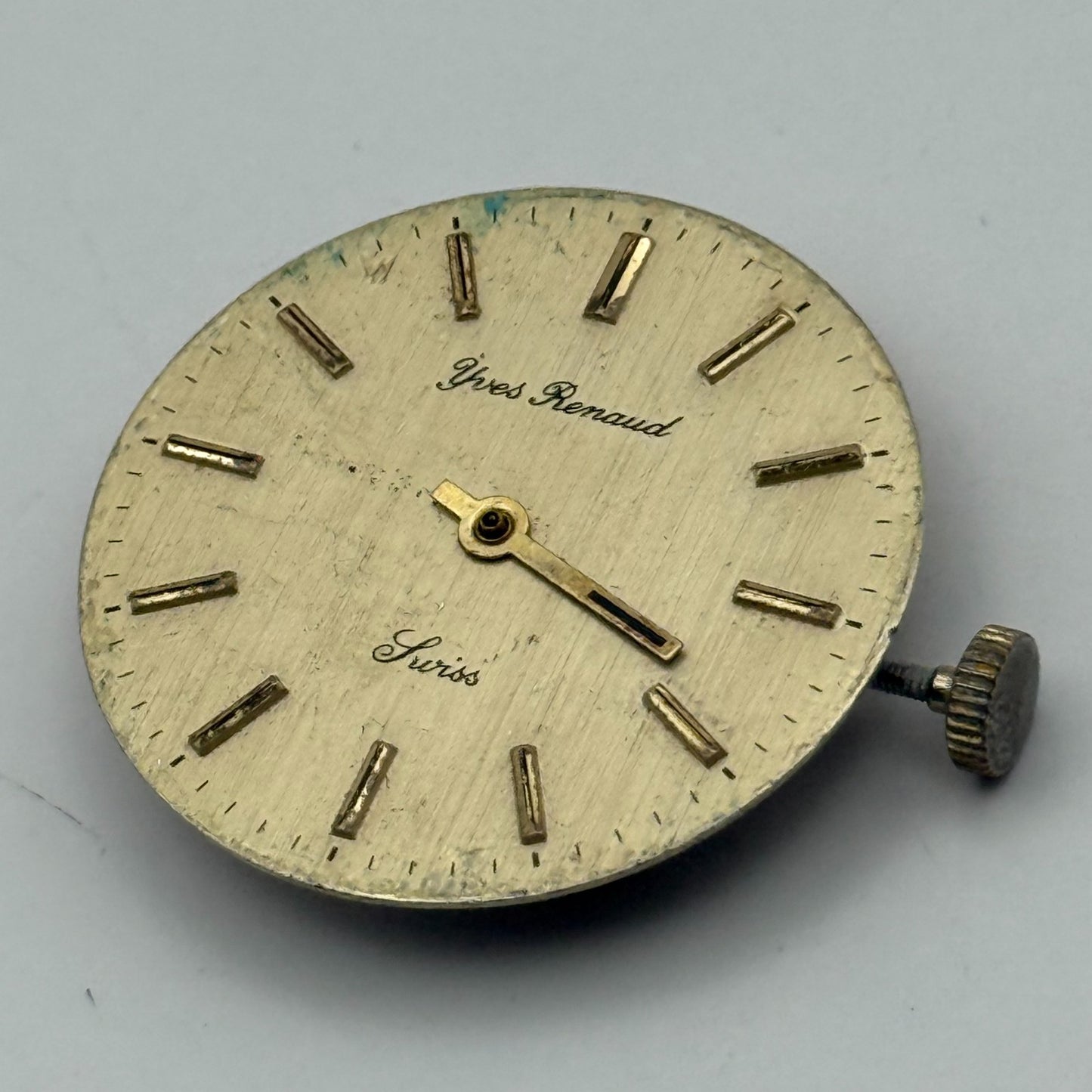 BFG 844 Watch Movement Yves Renaud Manual Wind Vintage Swiss Parts Repair 29mm