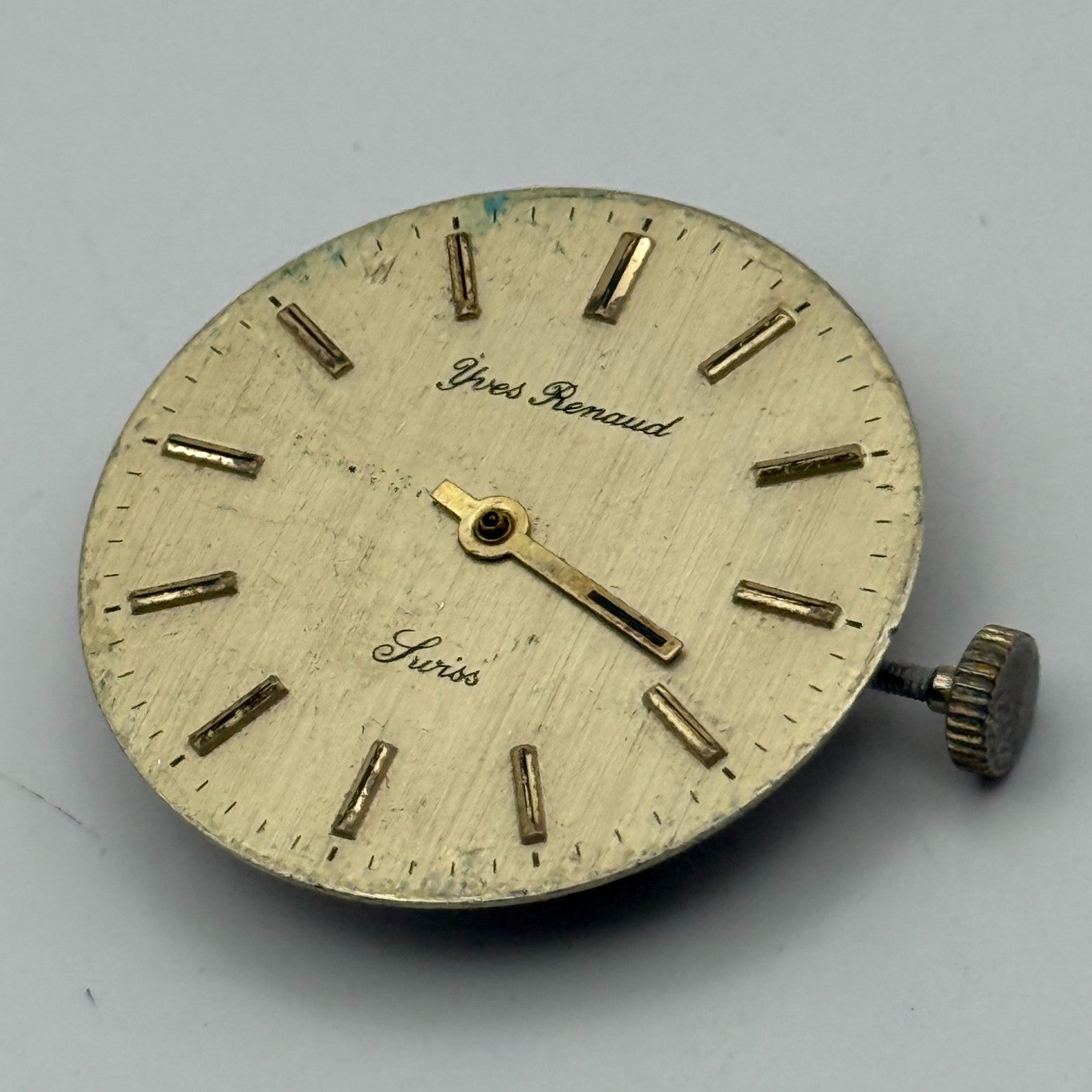 BFG 844 Watch Movement Yves Renaud Manual Wind Vintage Swiss Parts Repair 29mm