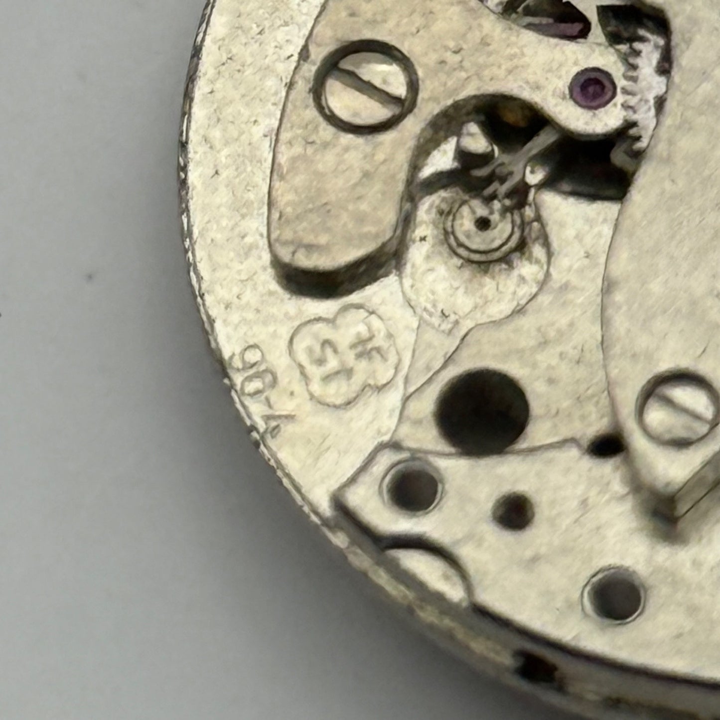 FHF ST 96-4 Watch Movement Manual Wind Vintage Swiss Incomplete Parts 25.9mm