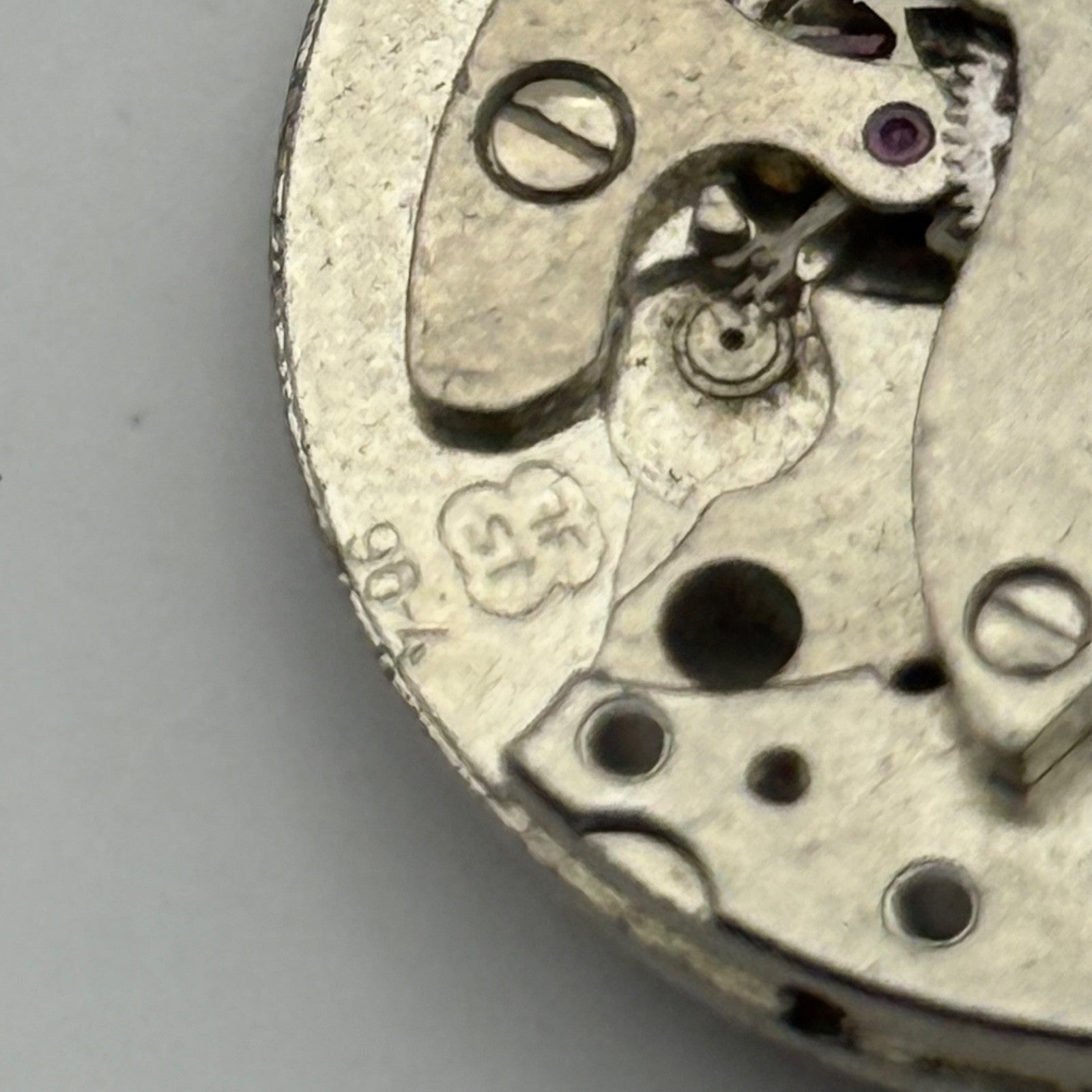 FHF ST 96-4 Watch Movement Manual Wind Vintage Swiss Incomplete Parts 25.9mm