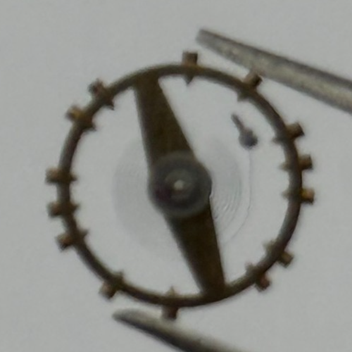 AS 1240 Balance Wheel Complete And Spring 8 3/4''' 49 M Watch Movement Parts NOS