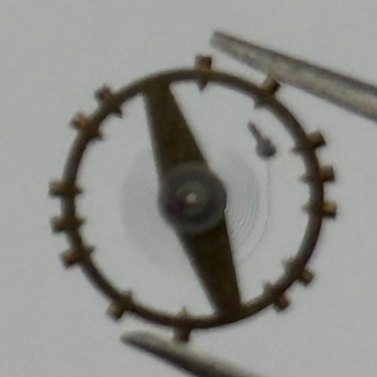 AS 1240 Balance Wheel Complete And Spring 8 3/4''' 49 M Watch Movement Parts NOS