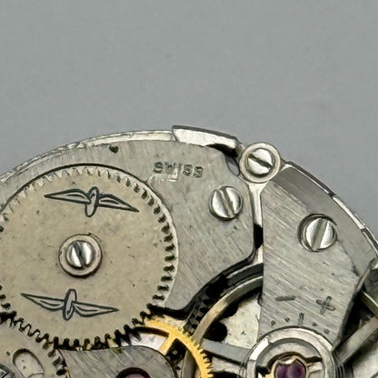 AS 2061 Watch Movement Manual Wind Vintage Swiss 21 Jewels Parts Repair 25.5mm