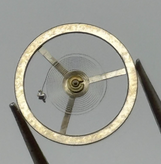 EB 1553 1579 Balance Wheel Complete And Spring  466 Watch Movement Parts NOS