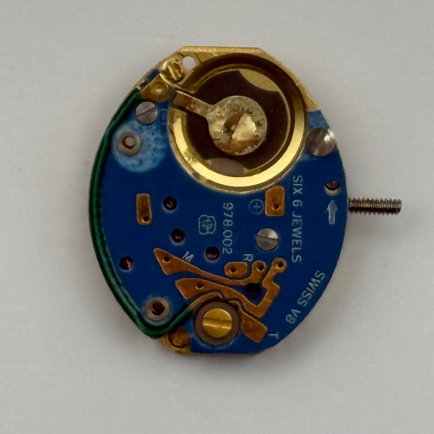 ETA 978.002 Quartz Watch Movement Incomplete Swiss Ladies Vintage Parts Repair