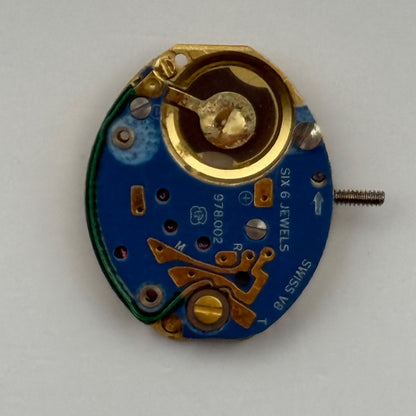 ETA 978.002 Quartz Watch Movement Incomplete Swiss Ladies Vintage Parts Repair