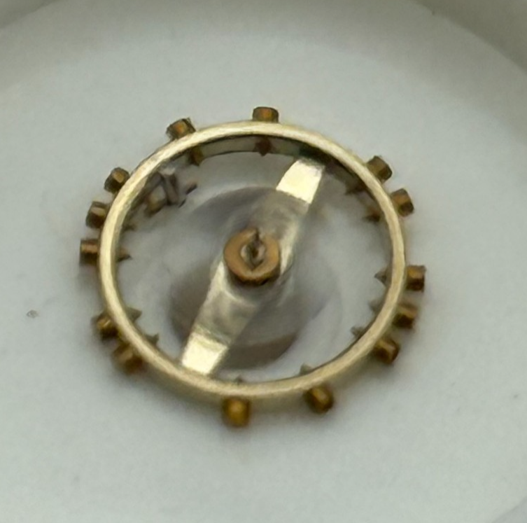 AS 976 1012 Balance Wheel Complete And Spring  532 M Watch Movement Parts NOS