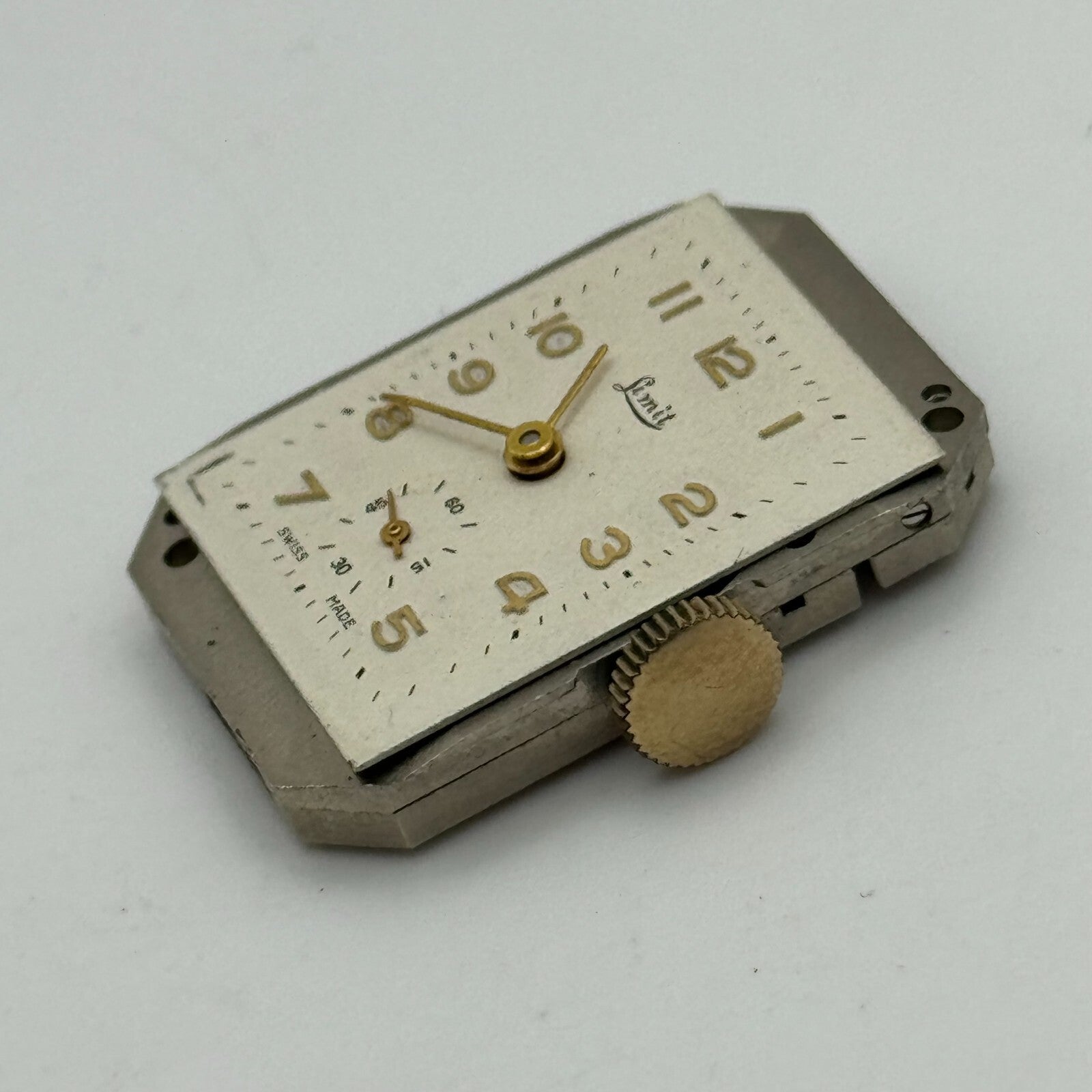 20.6mm Running Limit Revue 54 High Grade Tank Watch Movement Manual Wind PARTS