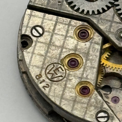 Majex EW 812 Watch Movement Manual Wind Vintage Incomplete Parts Repair 23.6mm