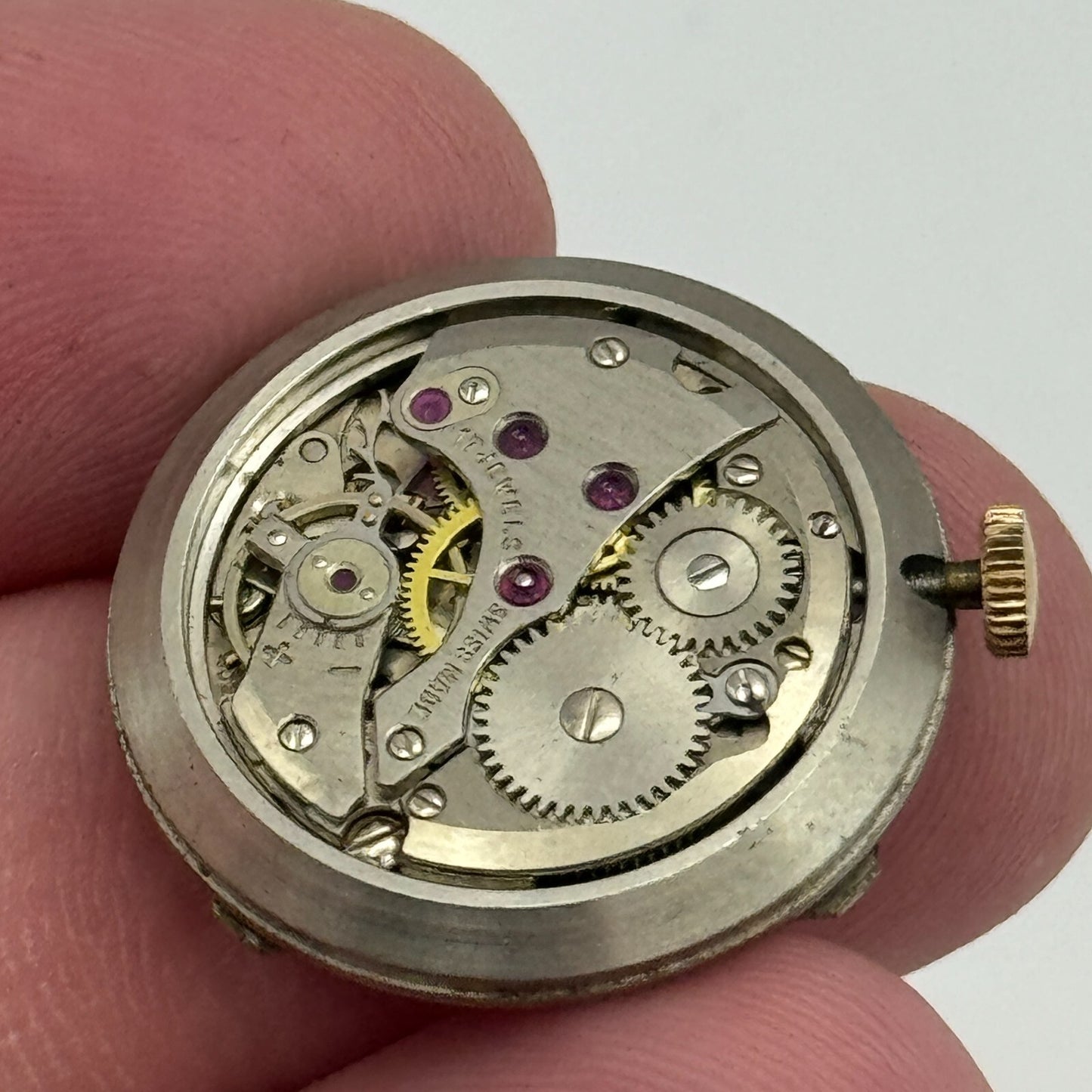22.5mm Ladies Curtis Felsa F 4022 Manual Wind Watch Movement Swiss Vintage PARTS