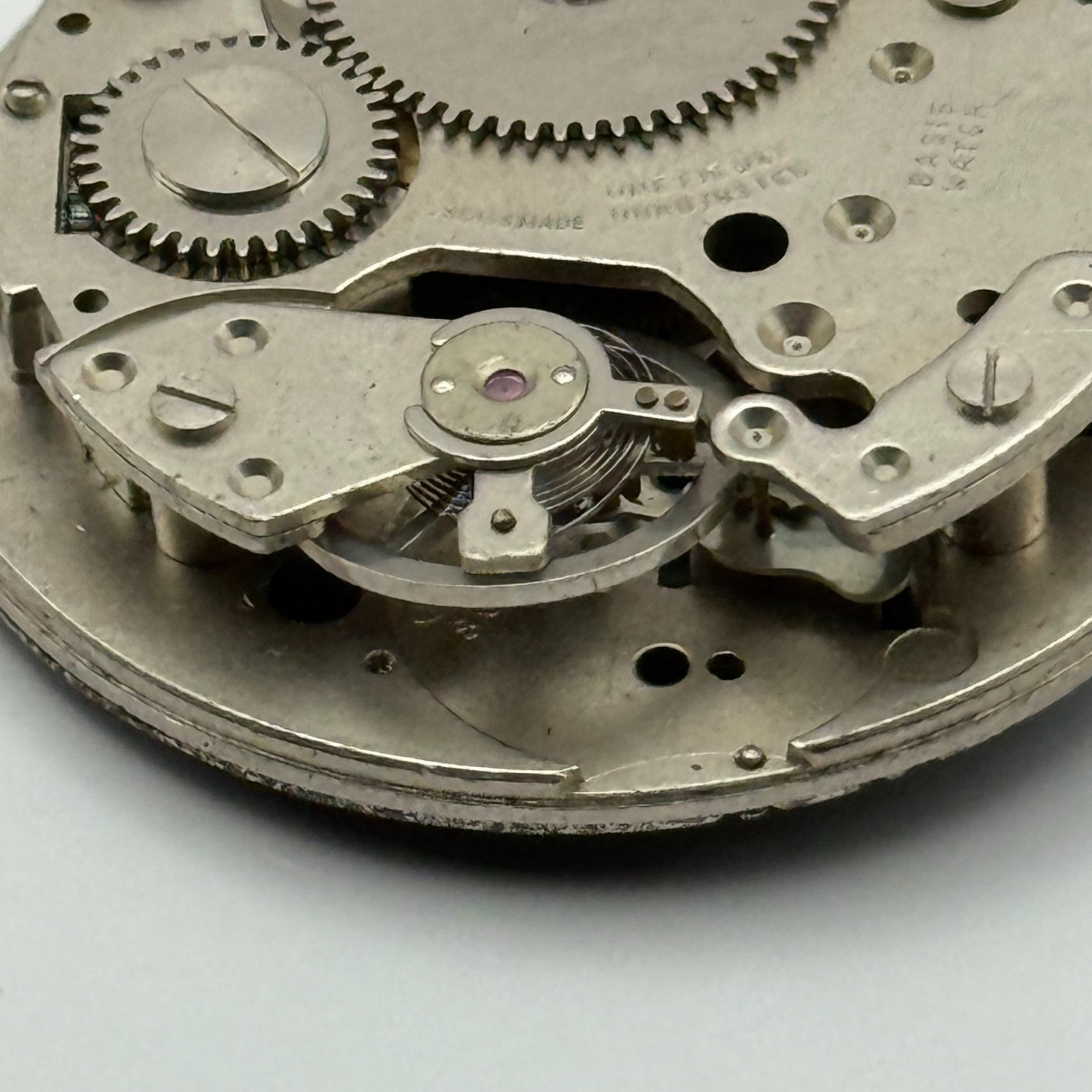 BFG 866 Watch Movement Envoy Manual Wind Vintage Swiss Parts Repair 26.2mm