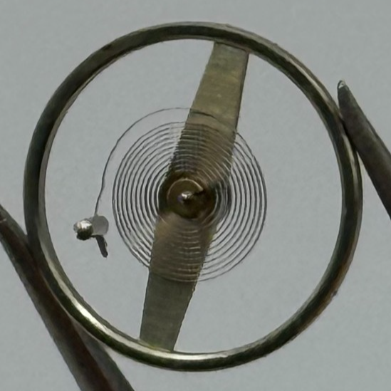 ST 1800 1805 Balance Wheel Complete And Spring Ord + Inca Watch Movement Parts