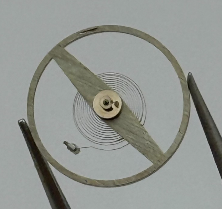 ST 96 Balance Wheel Complete And Spring 11 1/2''' 1268 M Watch Movement Parts
