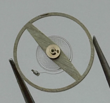ST 96 Balance Wheel Complete And Spring 11 1/2''' 1268 M Watch Movement Parts