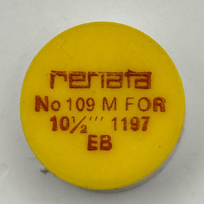 EB 1197 Balance Wheel Complete And Spring 10 1/2''' 109 M Watch Movement Parts 