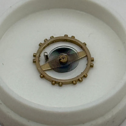 ETA 2487 Balance Wheel Complete And Spring  Ord + Inca 1269 M Watch Parts NOS