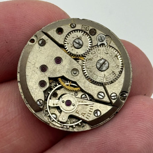 23.6mm Ebel Fab Suisse Cal 118 Manual Wind Swiss Watch Movement Vintage PARTS