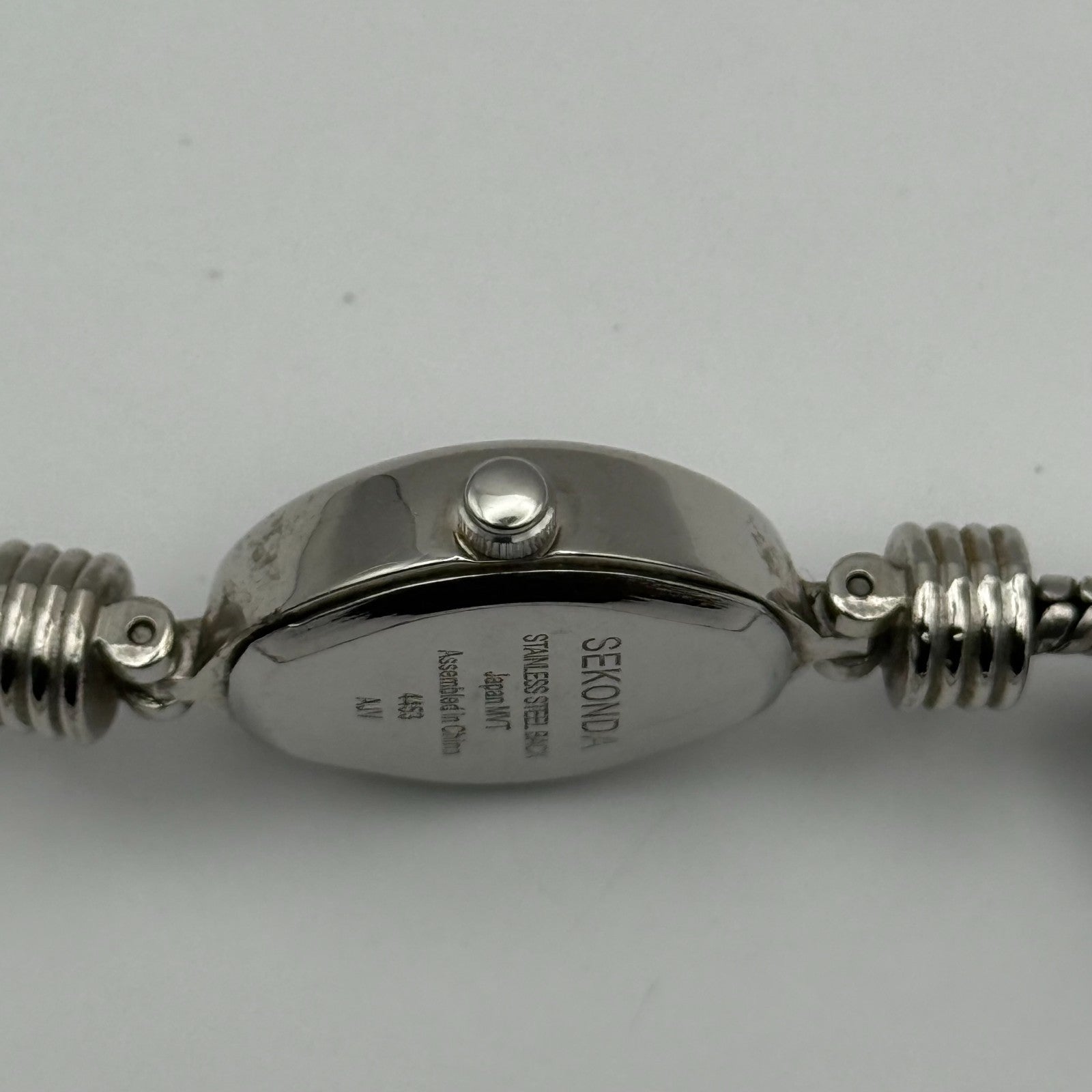 Sekonda Ladies Quartz Watch MOP Dial Beaded Design Bracelet Japan Working 20mm