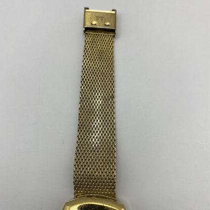 27mm Ladies Manual Wind RUNS BUT STOPS Regency Milanese Gold Tone Watch